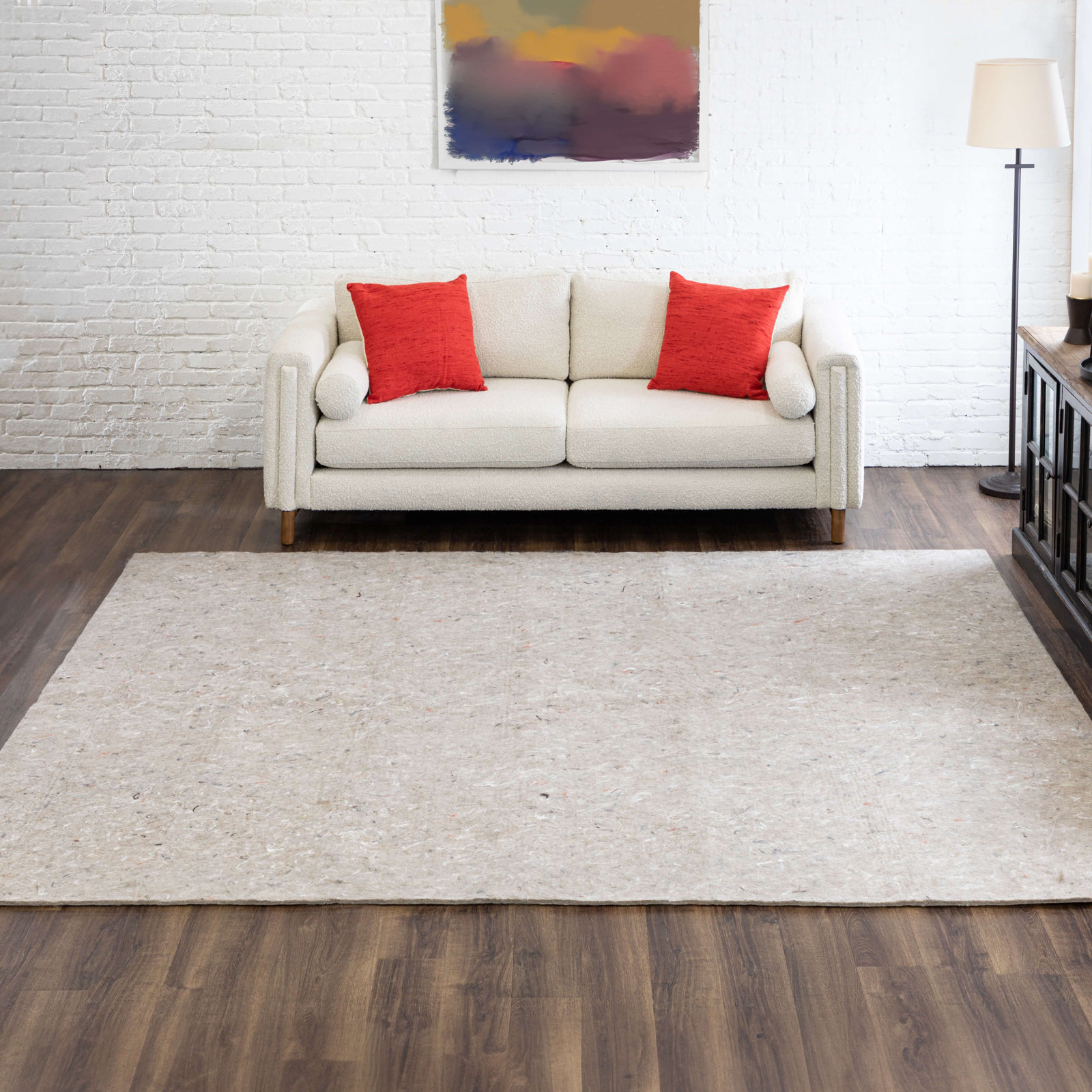 0.5" Comfort Cushion Polyester Rug Pad, Rectangle 12' x 15'