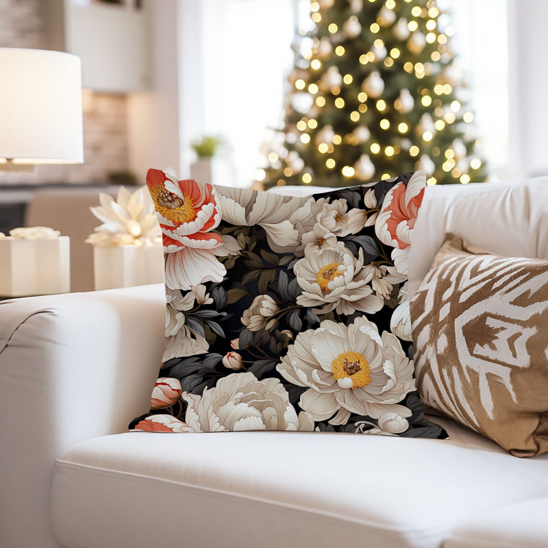 Floral Luxe Peonies VIII Modern, 20"H x 20"W