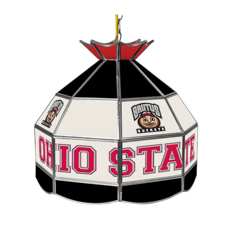 1 - Light Pool Table Lights Pendant, Ohio State University - Brutus Buckeye