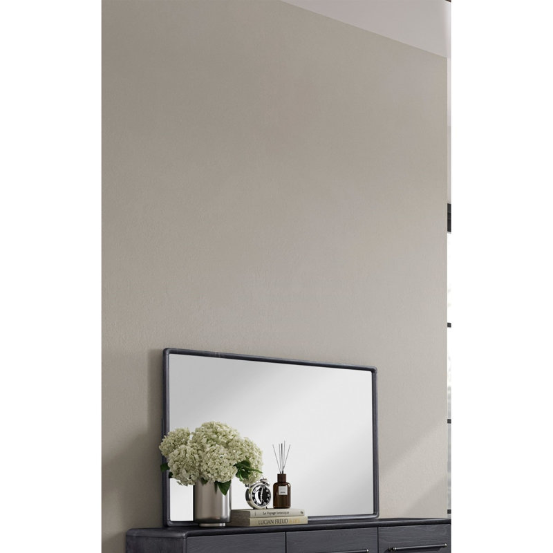 Miroir rectangulaire en bois