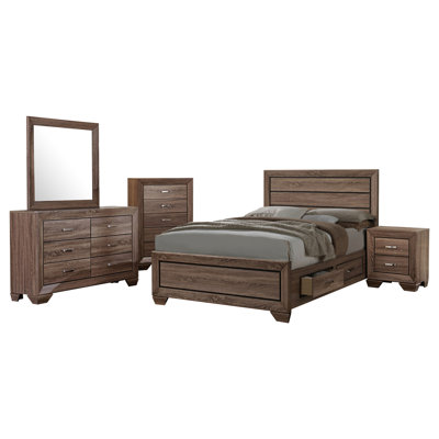 Groveson 5-piece Queen Bedroom Set Washed Taupe