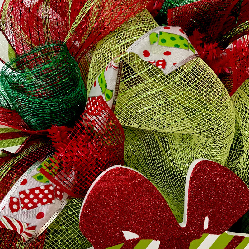 Couronne de Noël gnomes joyeux et lumineux