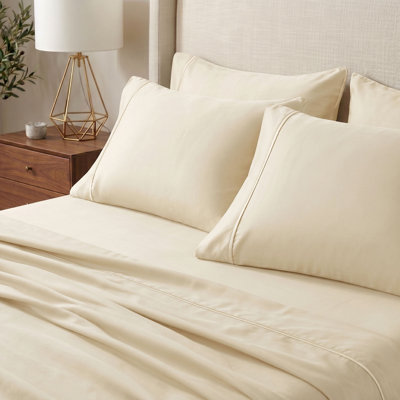 Ensemble de draps 100% coton de qualité supérieure à densité de tissage 300 fils Superior