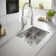 Eurocube® Pull Out Single Handle Kitchen Faucet with SilkMove® and with Accessories