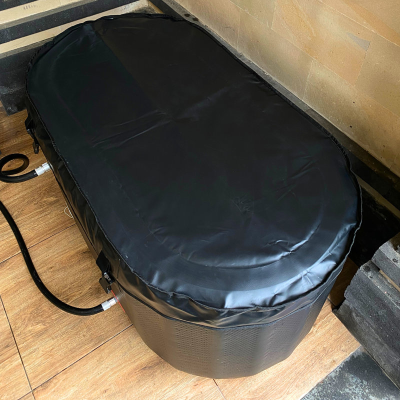 Inflatable Cold Bath Tub Cold Plunge Soaking Tub for Cold Water Therapy with PVC Lid
