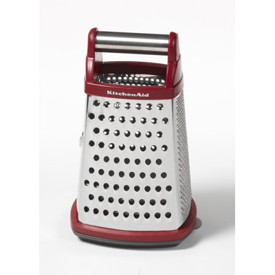KitchenAid® Gourmet 4-Sided Stainless Steel Box Grater with Detachable Storage Container