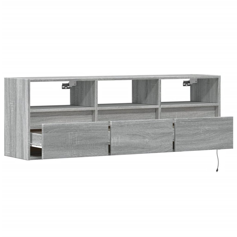 Dallton TV Stand, Grey Sonoma, 130cm