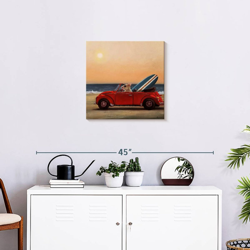 Ketti Beach Bound, 20" H x 20" W