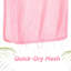 Sac de douche rose pour salle de bain