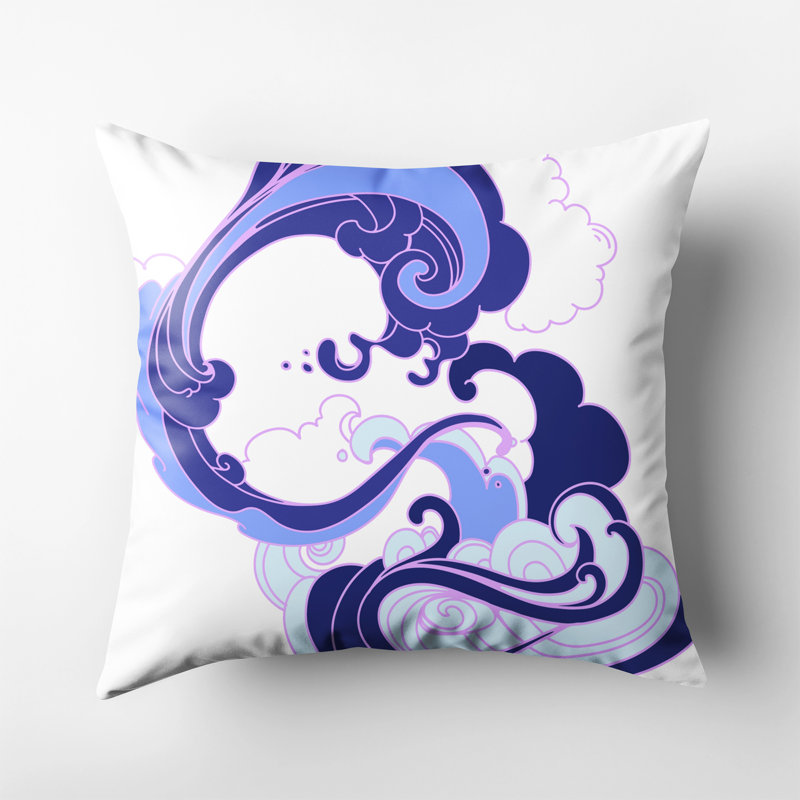 Coussin Volute, Carré 20 po