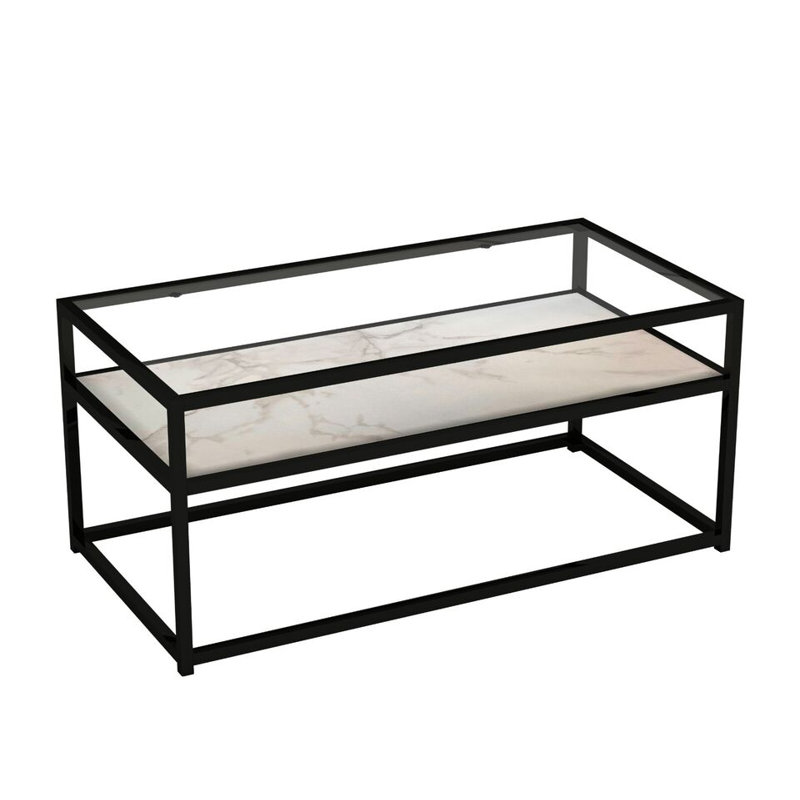 Quasha Solid Wood Four Leg Coffee Table