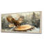 Aigle, vol du chasseur en hiver II - aigle, art mural-583260843-744795565-583260846