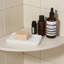 Porte-savon en marbre naturel à motif ondulé, porte-savon de comptoir pour salle de bain-670195993