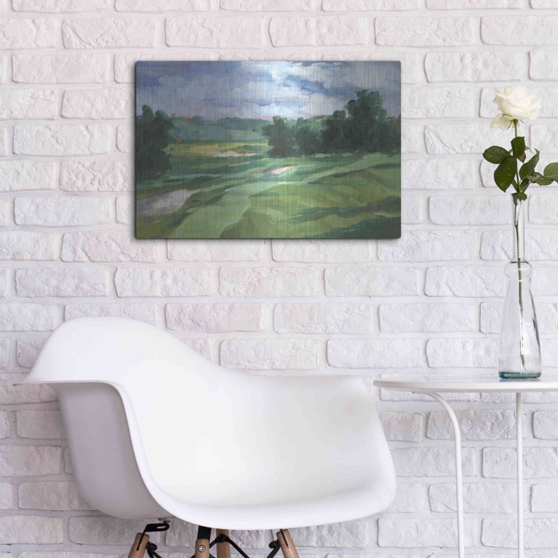 «Golf Course Study IV» par Ethan Harper - reproduction non encadrée, L 24 po x H 16 po