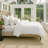 Elsie Tassel White Comforter Designer King-121171788