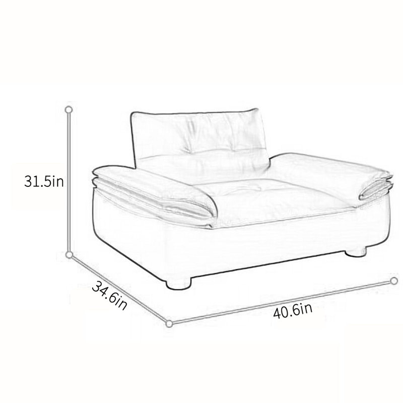 Casual elegant VIP reception office sofa