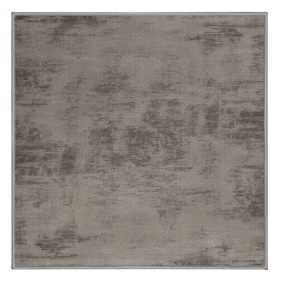 Tapis abstrait gris lavable à la machine