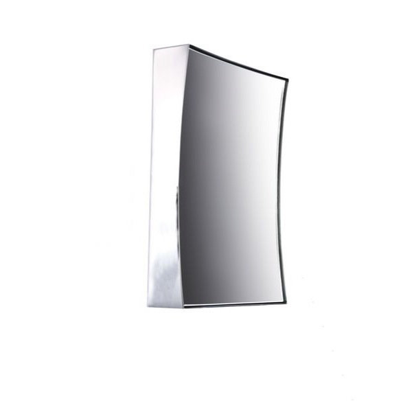 Miroir mural double et moderne, Chrome