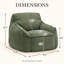 38.6 " Corduroy Sofa-469871684