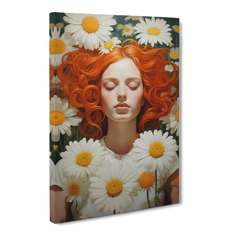 Daisy Symbolism - Wrapped Canvas
