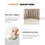 Dining Chairs Set of 4,Velvet Dining Chairs with Gold Metal Legs, Tufted Accent Chairs for Modern Living Room & Dining Room(Beige)-1684368599-1684368604