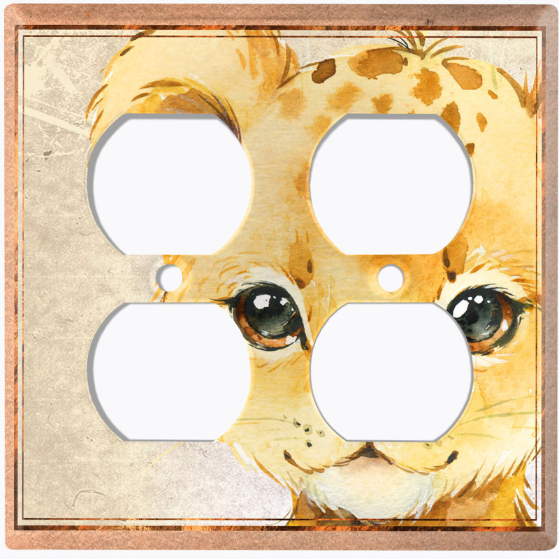 Plaque murale pour animal mignon