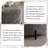 Half-moon Upholstered Storage Ottoman Bench-1203415626