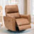 Power Recliner Chair, Swivel Nursery Rocker Reclining, Faux Leather Upholstered Sofa Chair with Charging Port-1018437219