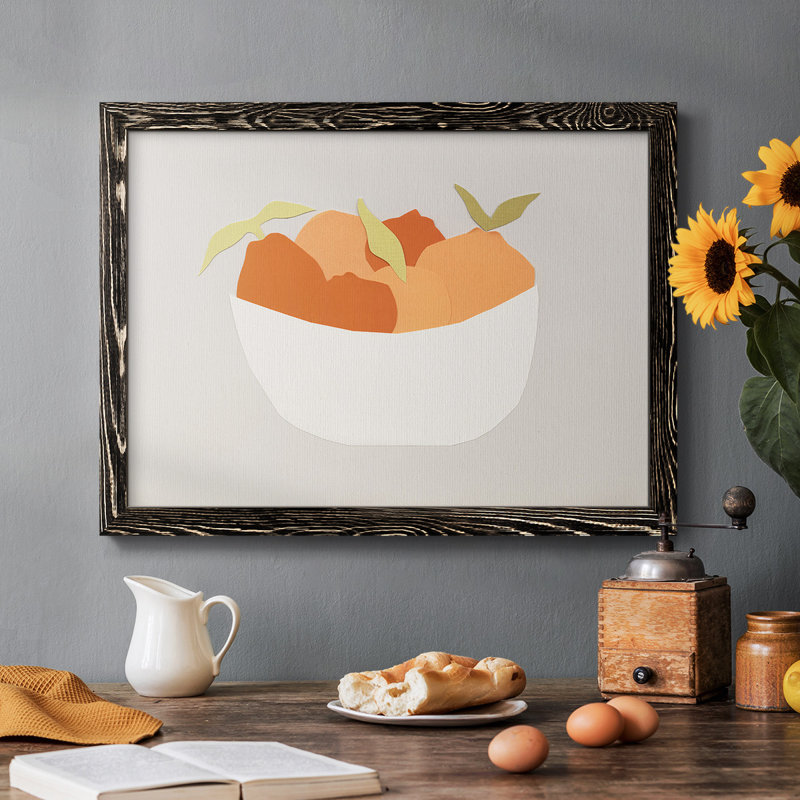 " Sumo Citrus II ", Black Framed, 28" H x 42" W x 1.5" D