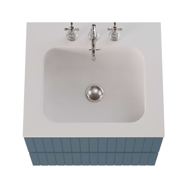 Prima Single Vanity, Denim Blue, 24"