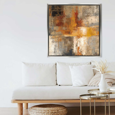 «Silver and Amber» par Silvia Vassileva - impression sur toile