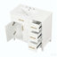 Meuble-lavabo simple 36 po avec plateau en céramique SAHIM