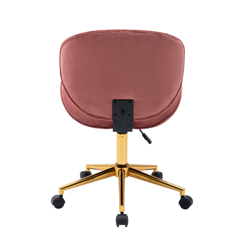 Chaise de bureau Bedfo, Rose