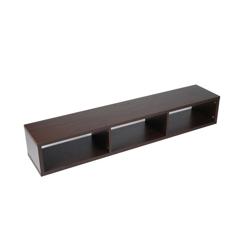 Console flottante Shallow, 60 po, noyer, Brun
