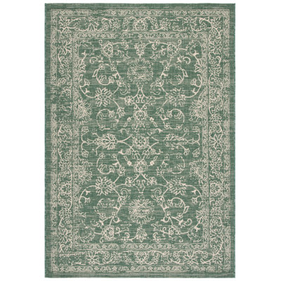 Inola Oriental Machine Woven Stain Resistant Indoor/Outdoor Area Rug