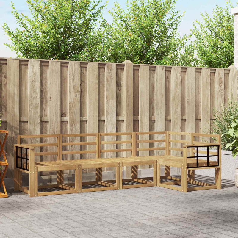 247cm Wide Patio Sofa, 5