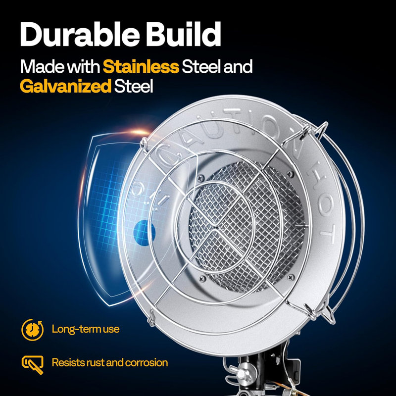 30000 BTU Stainless Steel Propane Tank Top Portable Patio Heater