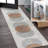 Lakysha Geometric Modern Low-Pile Machine-Washable Cream/Terra Rug-1186742700
