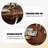 Side table small cart coffee table