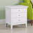 Lausanne White 3 Drawers Nightstand-982162737