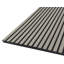 Panneau mural acoustique Quanti 0,70 po x 20,47 po x 96,06 po gris-131403216