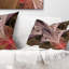 Coussin lombaire floral à fleurs fractales