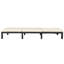 Chaise longue de patio en rotin de polyester et coussin en polyester de 77 pouces-117524505-117524506