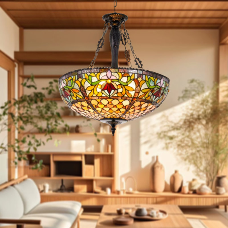 Luminaire suspendu minimaliste japonais de style campagne moderne (sans ampoule)