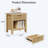 19.69" Tall 1 - Drawer Nightstand (Set of 2)-1825041292