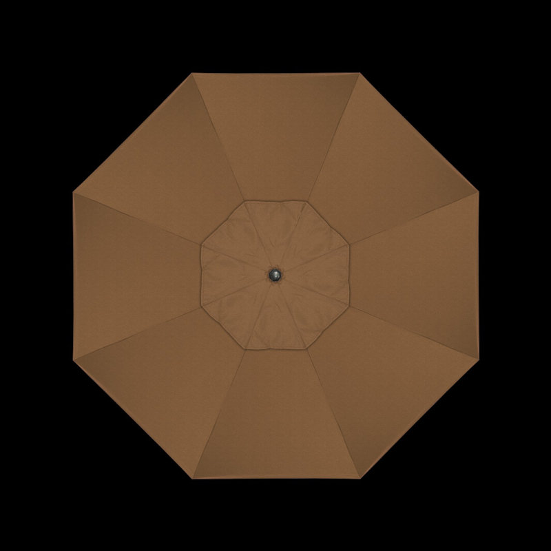 Mira 9' Market Sunbrella® Umbrella, Heather Teak Sunbrella®