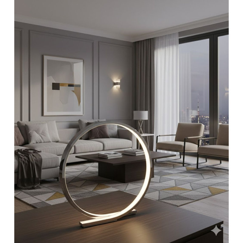 Jabouille Modern LED Loop Table Lamp