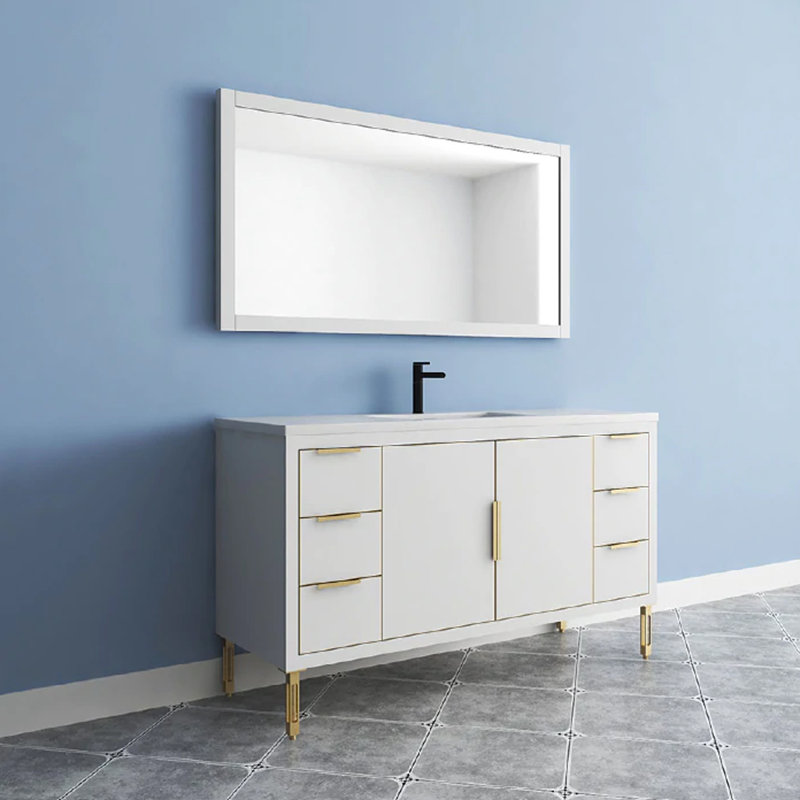 59.13'' Single Bathroom Vanity with Top