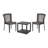 Wozniak 3 Piece Rattan Seating Group