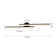 Erika 2-Light 91cm Black LED Semi Flush Mount Ceiling Light 